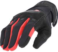 Acerbis X-Street Guanti Moto, nero/rosso, Taglia M