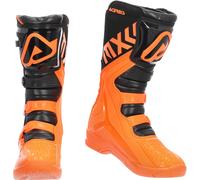 Acerbis Stivali X-Team Nuovo Modello Motocross Supermoto Enduro tutte le dimensioni 39-47 Stivali Scarpe, arancione/nero, 46 EU