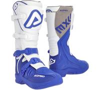 Acerbis X-Team Stivali Motocross, bianco/blu, Taglia 42