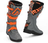 Acerbis X-Team Stivali Motocross, grigio-arancione, taglia 46 per maschi