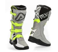 Acerbis X-Team Stivali Motocross, grigio/giallo, Taglia 44