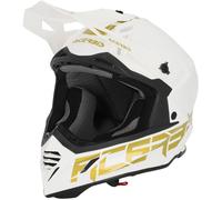 Acerbis X-Track 2024 Casco da motocross, bianco/oro, Taglia XXL (63/64)