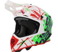 Acerbis X-Track S24, casco a croce XL male Bianco/Verde Fluo/Rosso