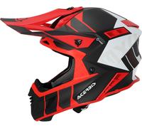 Acerbis X-Track, casco da motocross M male Opaco Nero/Rosso/Bianco