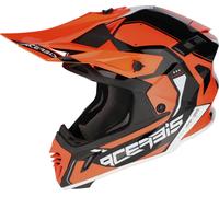 Acerbis X-Track, casco da motocross XS male Arancione/Nero/Bianco