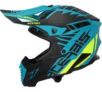 Acerbis X-Track, casco da motocross XS male Opaco Turchia/Nero/Giallo Fluo