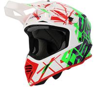 Acerbis X-Track S24, casco a croce M male Bianco/Verde Fluo/Rosso