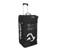 ACERBIS X-TRIP Borsone da Viaggio con Ruote, 105 Litri, 75x40x35 cm, Nero con Logo