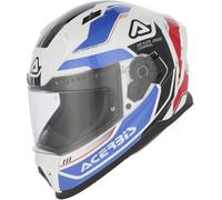 Acerbis X-Way Graphic Logo Casco, bianco-blu, taglia L per maschi
