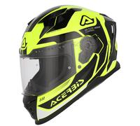 Acerbis X-Way Graphic Logo Elmetto, Giallo fluo/nero/giallo neon, Taglia S (55/56)