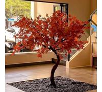 Acero Artificiale Rosso For L'estetica Del Giardino Giapponese - Decorazione Su Larga Pavimenti Moderni Di Casa, Ufficio E Soggiorno(1.2mx0.8m)