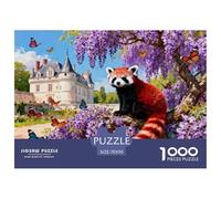 Acero primaverile nel castello della Valle della Loira Puzzle in Legno Impermeabile Puzzles Da 1000 Pezzi Per Adulti Divertenti Giochi Di Puzzle Impegnativi