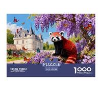 Acero primaverile nel castello della Valle della Loira Puzzle in Legno Impermeabile Puzzles Da 1000 Pezzi Regali Per Adulti Colorati Per Decorazioni Domestiche