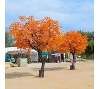 Acero rosso artificiale, foglie rosse realistiche e tronco dettagliato, pianta artificiale che non richiede manutenzione for una bellezza che dura tutto l'anno in qualsiasi spazio interno.(1.8mx1.8m)