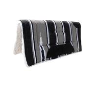 Aces Equine Sottosella Western Numnah Cow Boy in pile grigio 81 x 81 cm spessore 3,5 pollici