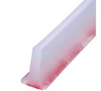 ACESOME 1,2 m striscia di protezione per doccia, barriera d'acqua da 3 cm, in silicone, per cucine e bagni (trasparente)