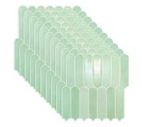 Acesome - 10 piastrelle adesive 3D, 300 mm x 300 mm, impermeabili, resistenti all'olio, per piastrelle, autoadesive, peel e stick (verde)