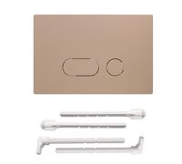 ACESOME per piastra di comando Geberit Sigma 01 Sigma10 Sigma20 Sigma21 Sigma30 Sigma50 Sigma60, piastra in plastica per risciacquo a 2 quantità (Kaki)