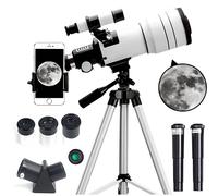 Acesome telescopio per bambini adulti telescopio con supporto per cellulare e