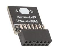 AceSupever Modulo TPM 2.0 per ASUS, LPC a 14 pin per Windows 11 TPM 2.0 scheda crittografata TPM 2.0 chip modulo 2,0 mm distanza 2x7P TPM per computer scheda madre