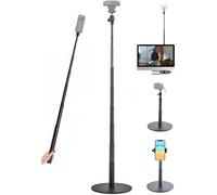 AceTaken Supporto per webcam da tavolo, altezza regolabile, per webcam Logitech C920x, C922x, C920, C920s, C930e, C925e, MX-Brio, Brio 4K, Brio 501, 500