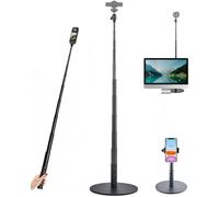 AceTaken Supporto per webcam regolabile, altezza 95 cm, supporto per webcam da tavolo per Razer Kiyo-V2-X, Kiyo V2, Kiyo pro 4K, Kiyo