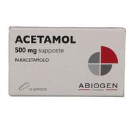 Acetamol 500 mg Paracetamolo 10 Supposte