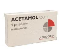 Acetamol Adulti 1 g - 10 Supposte