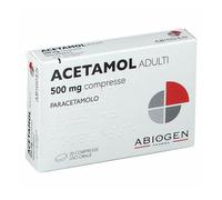 Acetamol Adulti 500mg Paracetamolo Febbre e Dolore 20 Compresse