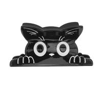 Acetate Cat Hair Claw Clips Nero per Vacanze Estive