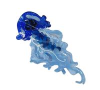 Acetate Claw Clip Jellyfish Shape, Hair Clips Sea Theme, 4.92 Inches Strong Hold Design and Stylish Grip, Hairpins for Wives Students Ladies, School Dance Wedding Family Photo Sessions