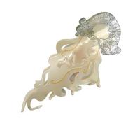 Acetate Claw Clip, Jellyfish Shape Hair Clips, Sea Theme Strong Hold Hairpins, Stylish Accessories for Wives, Students, Ladies, School Dance, Wedding, and Family Photo Sessions