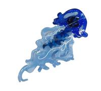 Acetate Claw Clip, Jellyfish Shaped Hair Clip, 4.92 Inches Long Sturdy Lightweight Design, Sea Themed Strong Hold Hairpin for Wives, Students, Ladies, School, Dance, Wedding, Family Photo Sesions