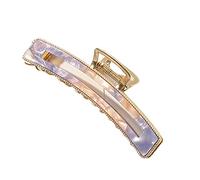 Acetato Geometria Clip Artiglio Dei Capelli Delle Donne Scava Fuori Mollette Bella Lega Colorato Dei Capelli Mascella Clip Coda di Cavallo