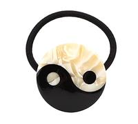 Acetato Per Le Cravatte Dei Capelli Slip Yin Yang Clip Di Capelli Piccole Fermagli Dei Capelli Retrò Scrunchies Testa Cinese Automatico Tornante Per Le Donne