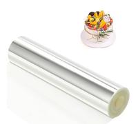 Acetato Per Torte, 20cm Fogli Acetato Per Dolci, Fogli di Acetato Trasparente, Riutilizzabile fogli di acetato per Dolci Mousse al Cioccolato Torta Decorare