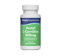 Acetil-L-Carnitina 500 mg - 60 Capsule - SimplySupplements