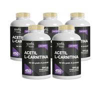 Acetil L-Carnitina di Noebis Pharma - Integratore ad Alto Dosaggio 1000 mg - 450 Compresse Formato Maxi - Qualità Controllata, Made in Italy