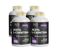 Acetil L-Carnitina di Noebis Pharma - Integratore ad Alto Dosaggio 1000 mg - 450 Compresse Formato Maxi - Qualità Controllata, Made in Italy