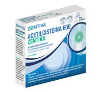 Acetilcisteina 600 zentiva 10 bustine bipartite gusto tropical