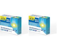 ACETILCISTEINA ACT PLUS NAC 600, Integratore Alimentare, 12 Bustine eff. (Confezione da 2)