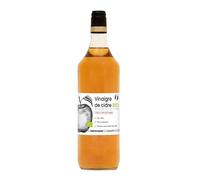 Aceto di sidro bio con la madre di aceto - non filtrato, non pastorizzato, senza solfiti aggiunti, elevato in botto di quercia, prodotto in Normandia