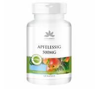 Aceto di sidro di mele 500 mg - 120 capsule, acidità 4-8%, vegano | erba dire...