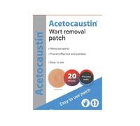 ACETOCAUSTIN Varruca Rimozione Toppa 20 Pz. Indolore Facile da Usare Efficace