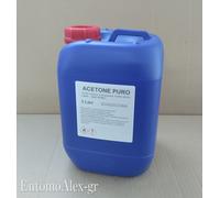 Acetone puro 99,5% 5Lt TAN lavorazione vetroresina solvente vernici smacchiatore