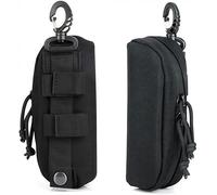 ACEXIER 1PCS Tactical MOLLE Custodia per occhiali Custodia protettiva antiurto Custodie per occhiali portatili Occhiali con clip da cintura