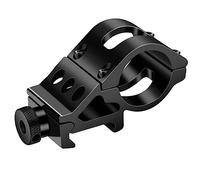 ACEXIER 25.4mm/30mm Supporto per Torcia elettrica Supporto per cannocchiale a sgancio rapido per Torcia Offset per Guida Picatinnly da 20 mm Accessori per Armi da Caccia (30mm,Black)