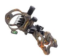 ACEXIER 7 Pins Compound Bow Sight 0,019 Mirino retinico in Fibra Ottica 16 cm CNC Alluminio Regolazione Verticale Verticale Tiro con Arco