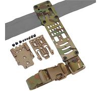 ACEXIER Adattatore per Fondina modulare in Metallo QLS 19 22 Drop Leg Gun Holster Case Mid-Ride Adapter Lower The Pistol Below Belt Carry Platform (CP)