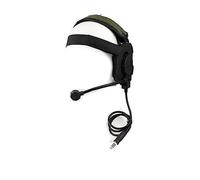 ACEXIER Auricolare tattico Head-Wearing Combattimento Comunicazione Cuffie per CS Giochi Caccia Airsoft Cuffia Uso con PTT (Black)